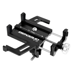 Aluminum Bicycle Phone Mount Electric Motorcycle Shockproof Fixed Navigation Bracket Phone Holder Riding Kit