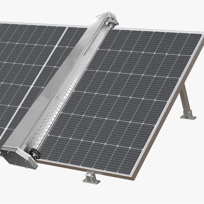 工业光伏板清洗设备光伏电站清洗机器人工具太阳能板自动清洗机
