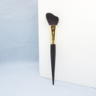 Ebony series fine wool copper tube animal hair makeup brush contour brush contour brush slope-shaped blush brush