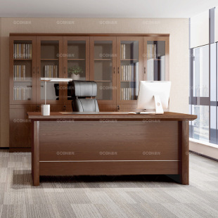 Zhiguang Office Furniture Boss Desk Simple Modern Executive Desk President Desk Manager Desk Supervisor Desk Boss Desk