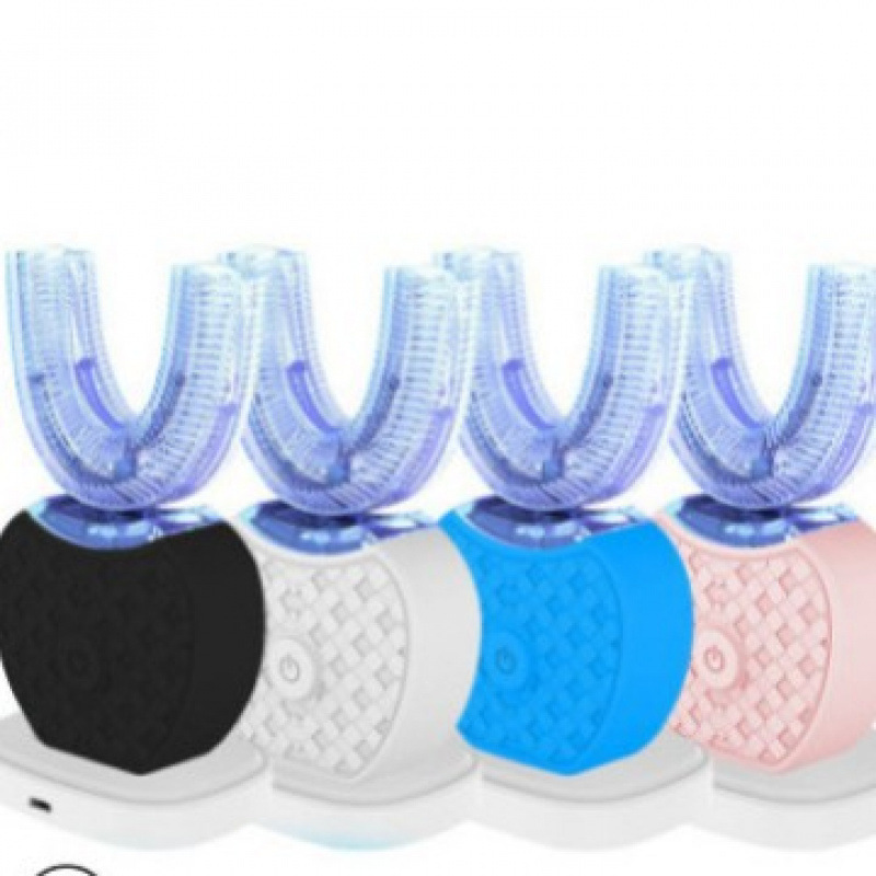 Cepillo de dientes eléctrico recargable eléctrico ultrasonido barrido de vibración giratorio pareja conjunto de limpiador de dientes instrumento inteligente de belleza dental transfronteriza