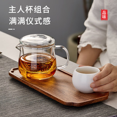 BB4C批發玻璃茶壺耐高溫泡茶壺過濾杯子套裝茶具單人水果茶壺