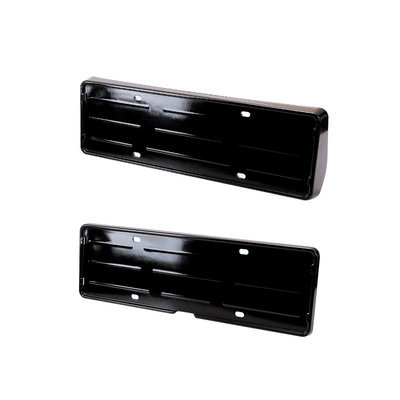 Applicable to 25 extreme krypton 7X license License plate holder/license plate holder - 25-models-of-7x-license-plate-frames-3d-glossy-black-2-piece-set