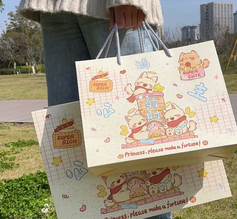공주 재산  흰색 판지  스몰 사이즈 (30cm * 12cm * 24cm)