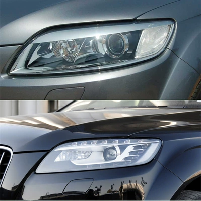 Q7 Headlight Transparent Lampshade – Fara qapaqları