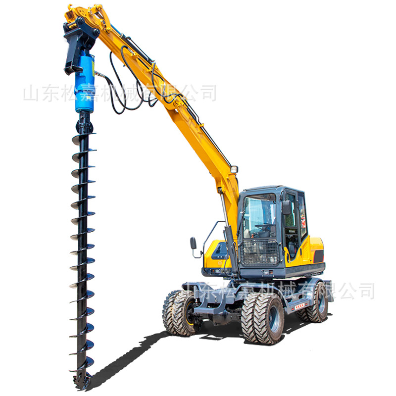 Perforación de tornillo multifuncional de poste de cable eléctrico de aleación de perforación de tornillo hidráulico modificada