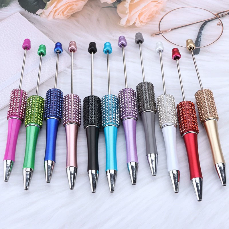 Diamond multicoloured rollerball pen, plastic ballpoint pen, gift box, DIY, Birthday gift, wholesale