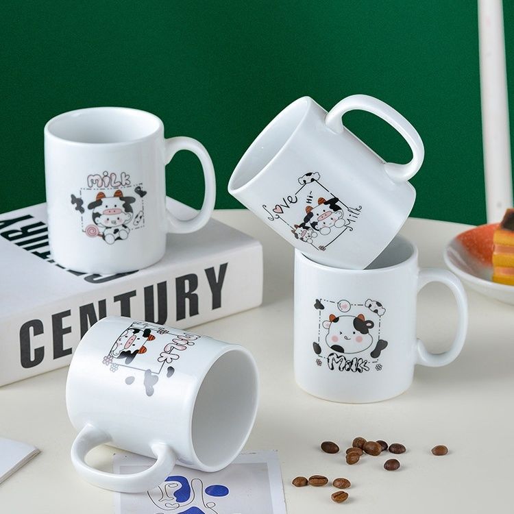 Taza de cerámica de 11oz Logo personalizado Taza de cerámica de agua Taza de cerámica de publicidad Taza de cerámica