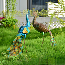 跨境新款Metal peacock decoration金属孔雀装饰家居庭院户外装饰