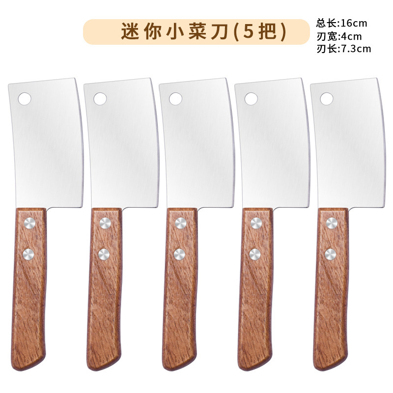 Mini cuchillo de cocina cuchillo de frutas de acero inoxidable cuchillo de cocina para bebés cuchillo de cocina