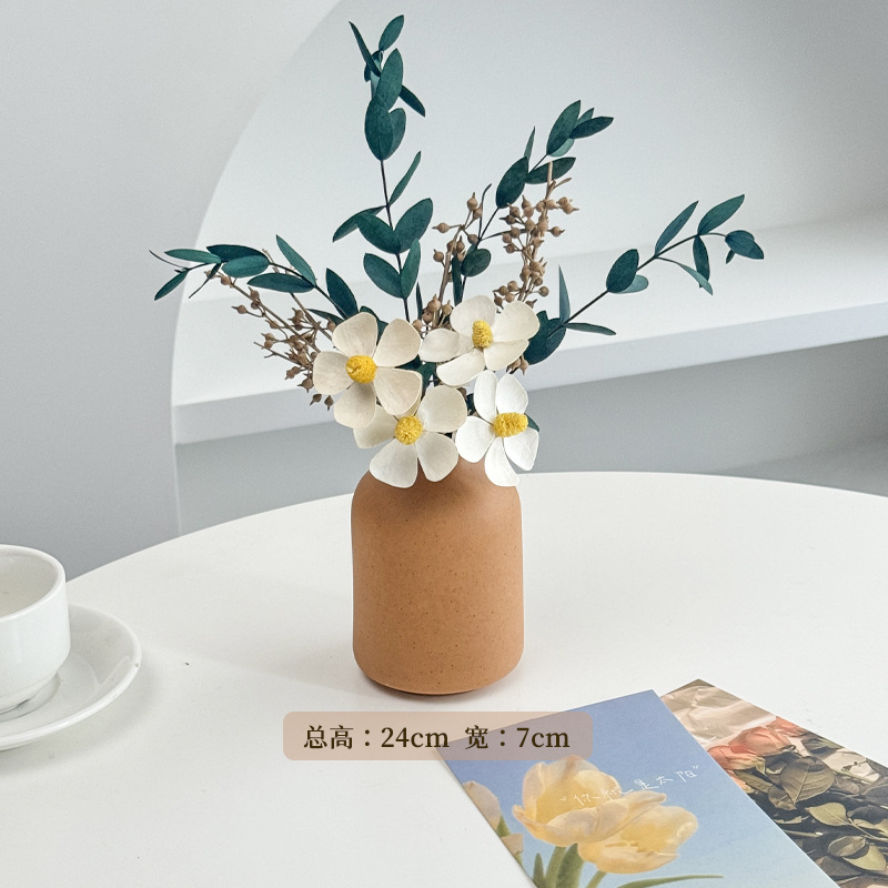 롤랜드 유칼립투스 잎 [무료 갈색 꽃병 + 장식 카드 2장]