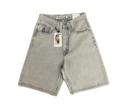 Comercio electrónico transfronterizo nuevo Polar Big Boy jeans blancos Hip Hop patrón de dibujos animados bordado jeans sueltos Y2K