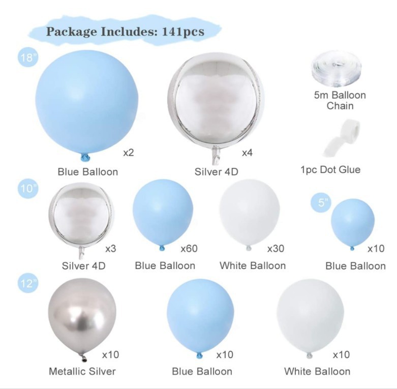 Solid Color Emulsion Party Balloon display picture 6