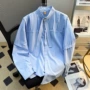 立领夏季小众长袖衬衣