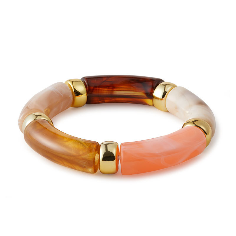 Retro Simple Style Solid Color Acrylic Bangles Wholesale display picture 17