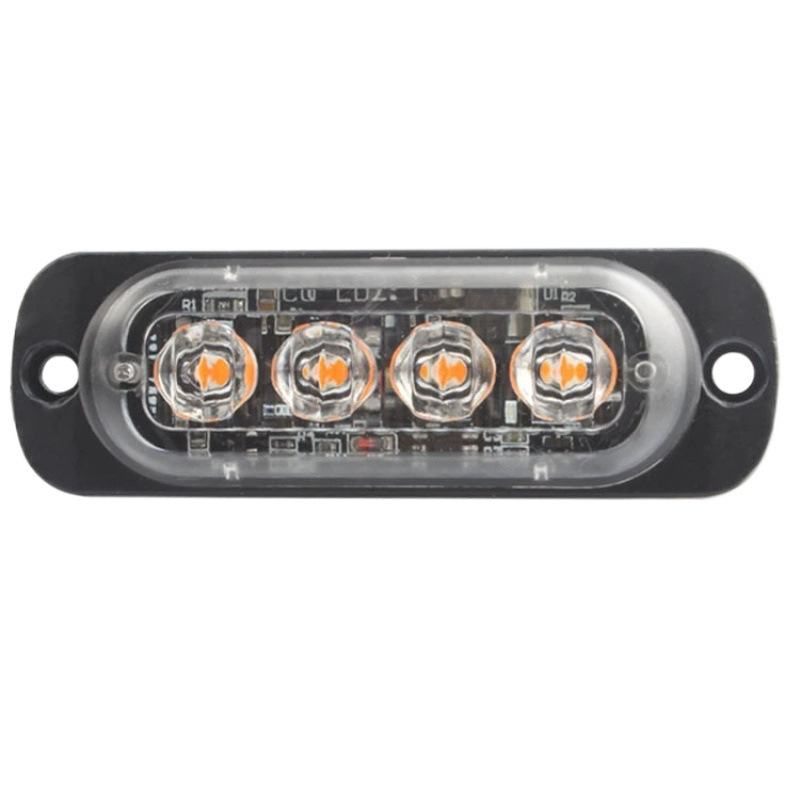 Lámpara lateral del automóvil 12V LED 4 lámpara de advertencia
