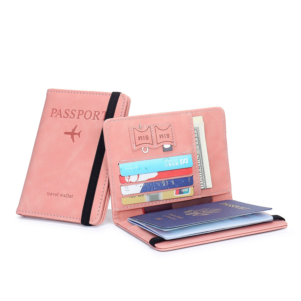 Polyurethane passport case, protective case for traveling, set, passport bag, anti-theft