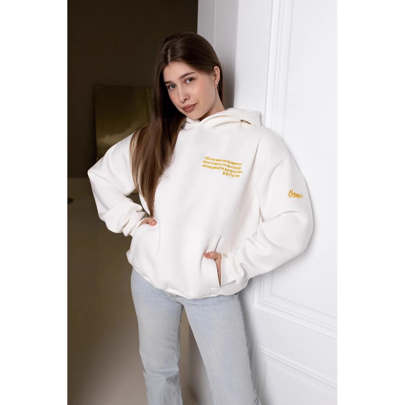 Embroidered European and American Niche Sweatshirts American Retro Sports Women's Casual Versatile Loose Sweatshirts Large Size Cross-Border Embroidery