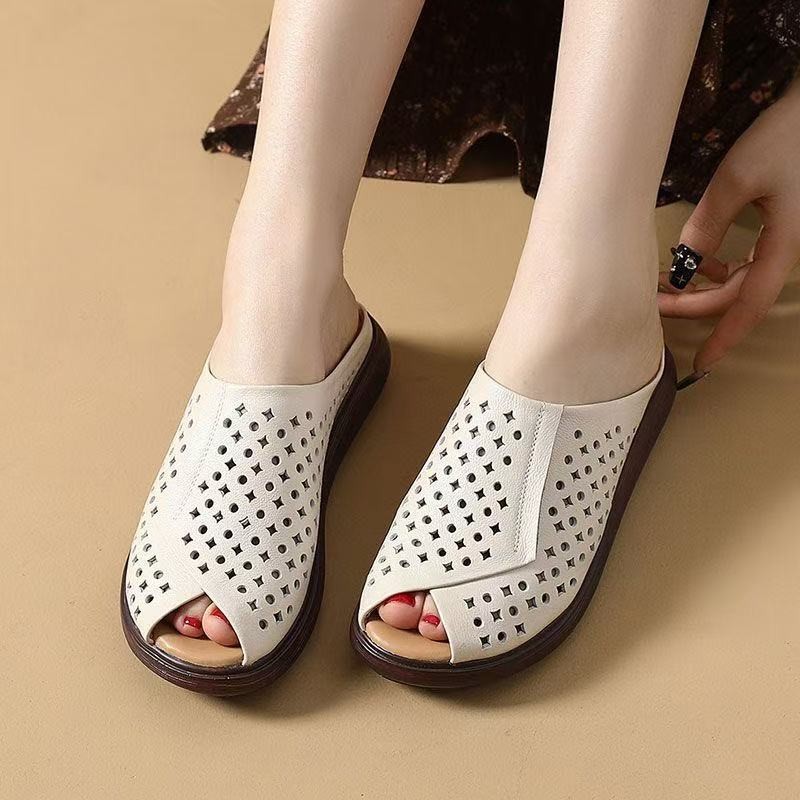 Comercio exterior al por mayor sandallas transpirables suaves para usar todo el tiempo confortable sandalias de madre 2026 verano nuevo tipo de sandallas
