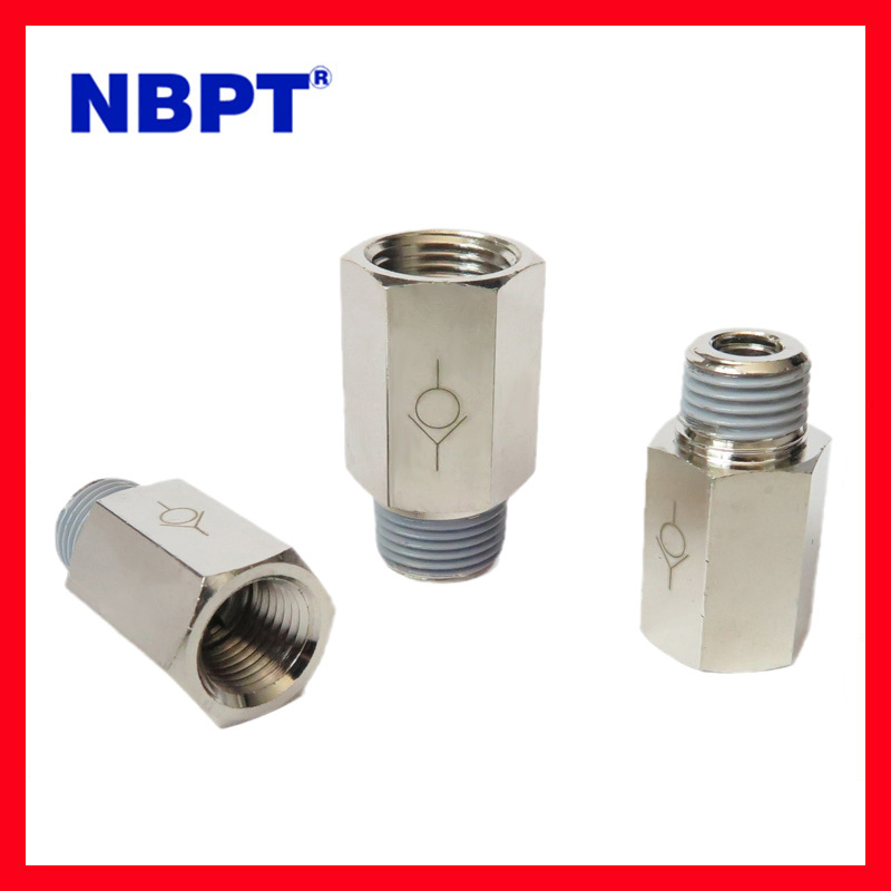 R牙内外螺纹直通单向阀气动单向阀单向止回阀进出通气单向阀CVPSF