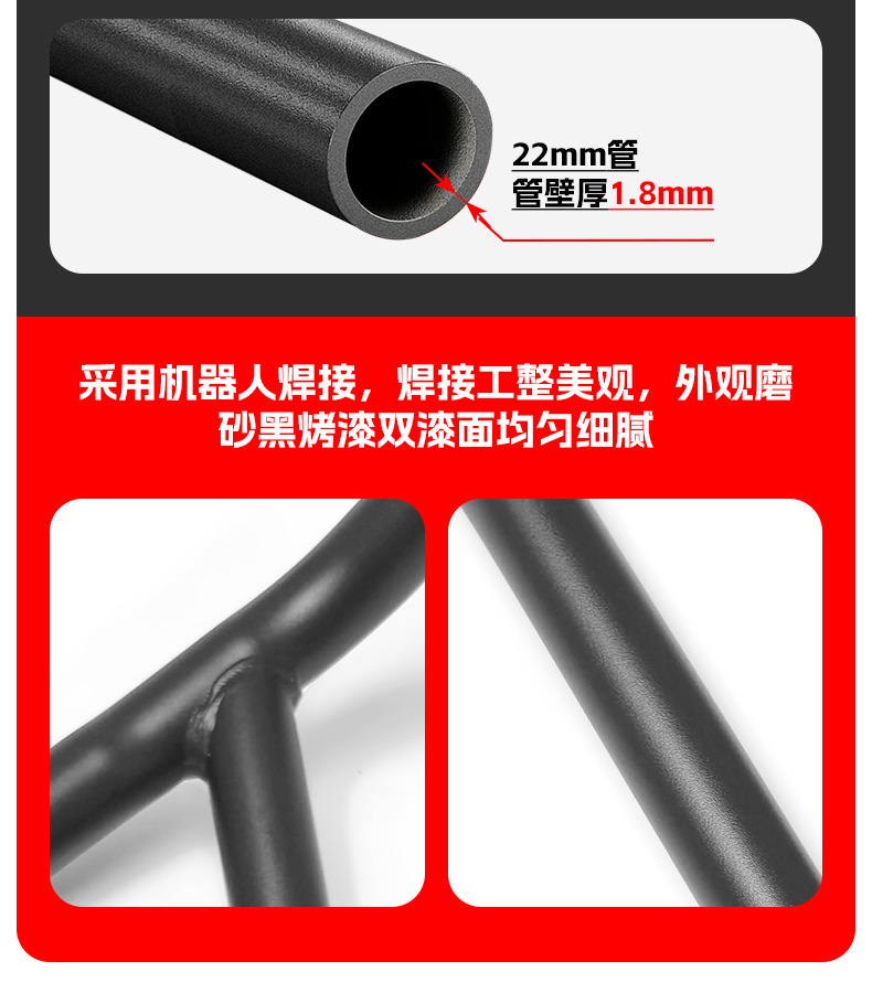 Suitable for Sanyang Drg150 Bumper Front Bumper Exhaust Bar Exhaust Cover Scooter Protective Bar Modification Accessories