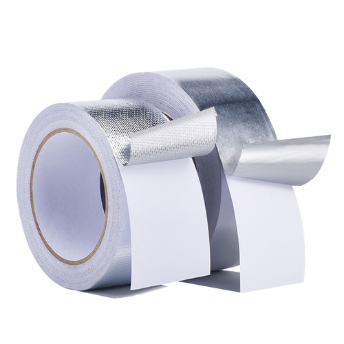 Thickened fiberglass cloth self-adhesive aluminum foil tape range hood exhaust pipe water pipe sealing kitchen leak repair high temperature resistant tape