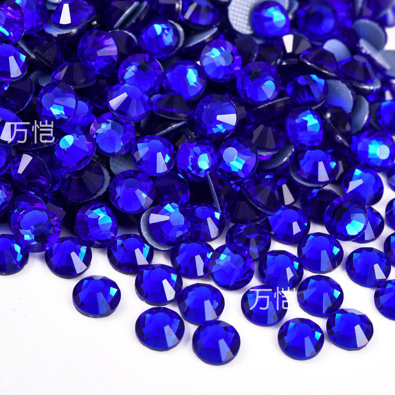 爆発的な輝きの平底イミテーションオパールラインストーン、衣類用アクセサリー、電気メッキガラスラインストーン、大型装飾品、DIYジュエリーアクセサリー材料