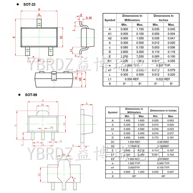 HT7333 丝印 7333-A 7333-1 贴片 SOT-23/89 全新 3.3V稳压器芯片