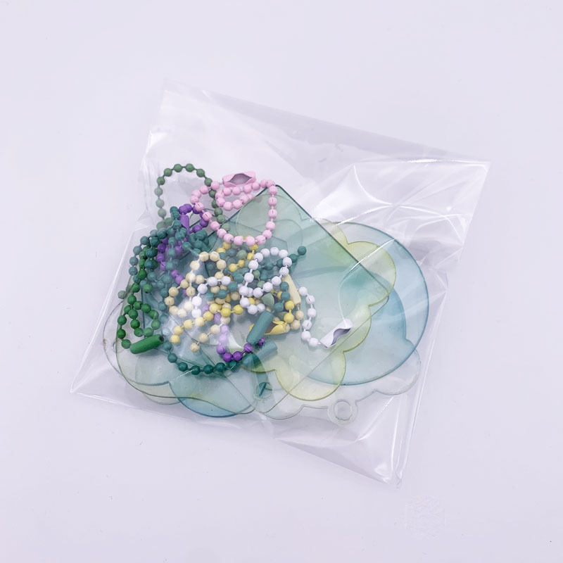 Colorful transparent random pack of 10 (including bead chains)  + ¥1.27 