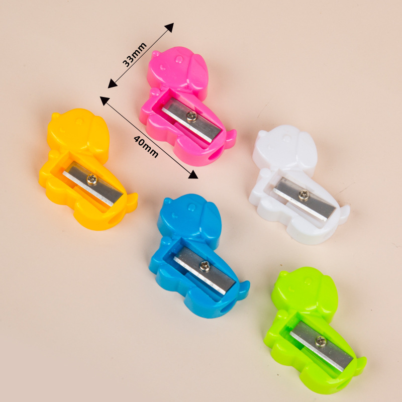 Los niños de dibujos animados sacapuntas 48 tubo Sacapuntas de lápiz de acero de aleación divertido sacapuntas regalo del estudiante