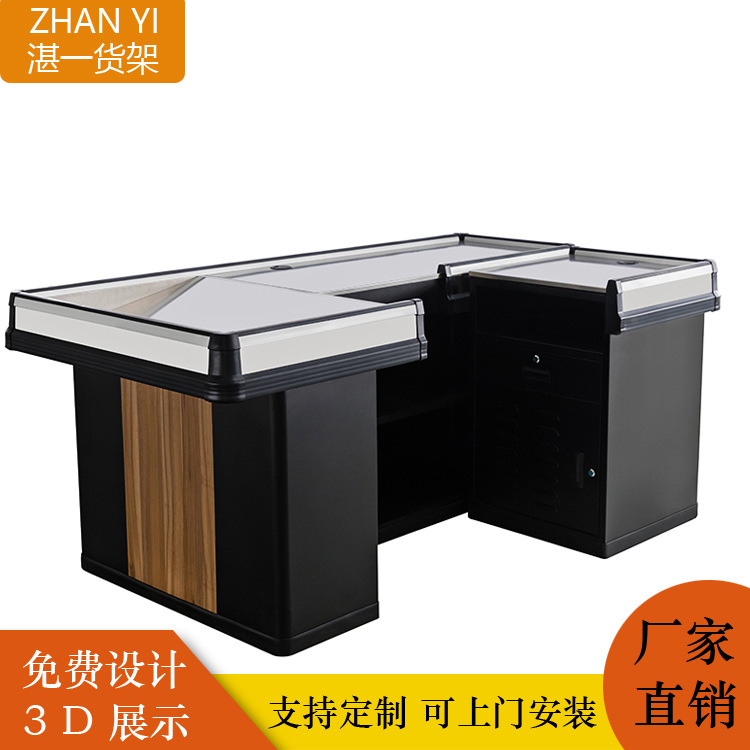 超市货架金属单双面便利店货架钢木货架母婴店超市金属架