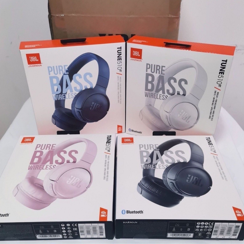 Cross-Border Source Factory Suitable for Jbl510Bt Over-Ear Wireless Bluetooth Headphones with Multifunctional Features and Logo