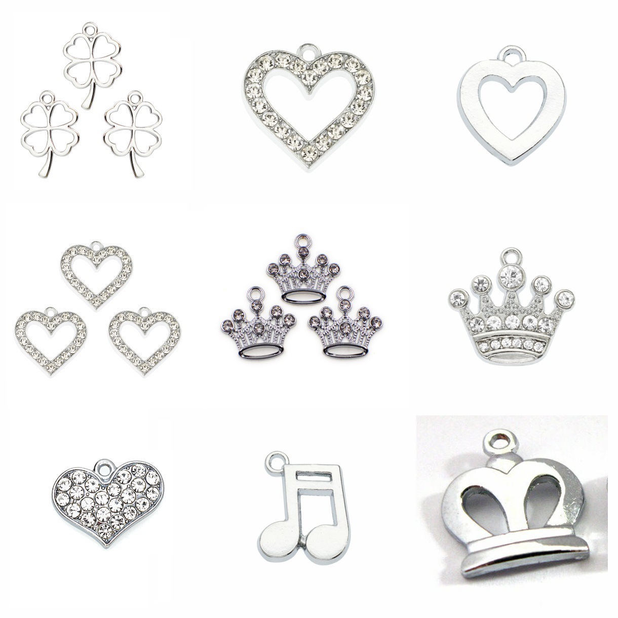 Pendant heart-shaped