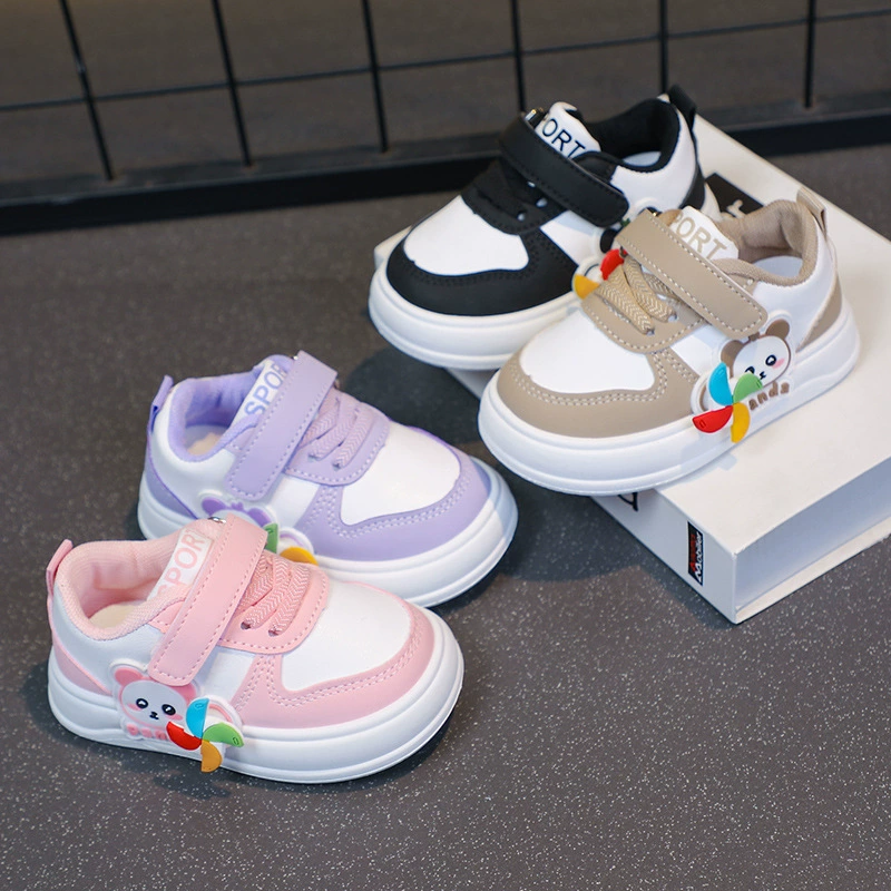 2025 детская ходунка в носке износостойкая обувь для девочек повседневная обувь спортивная обувь для мальчиков мультфильм плоская обувь