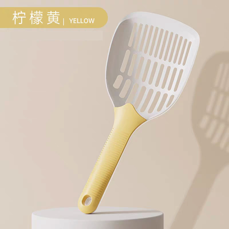 Pala de arena de gato hueca a juego de colores en stock Pipitao Pala de gato de plástico grande Pala de gato Pala de arena de gato simple Pala de mierda