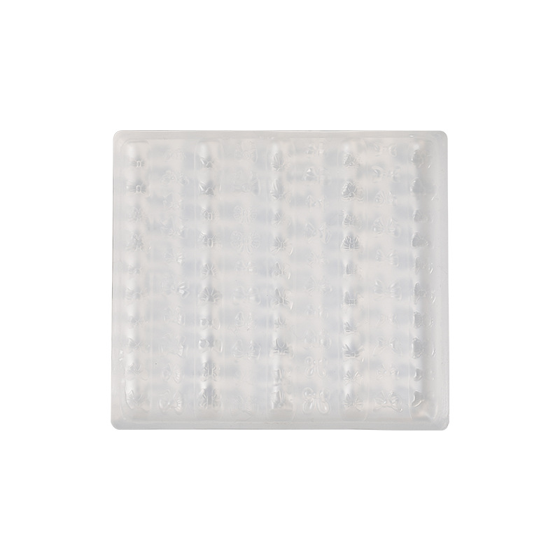 Molde de arco de celebridad de Internet Molde de patrón de uñas de bricolaje creativo Molde de silicona hecho a mano para decoración de uñas 3D