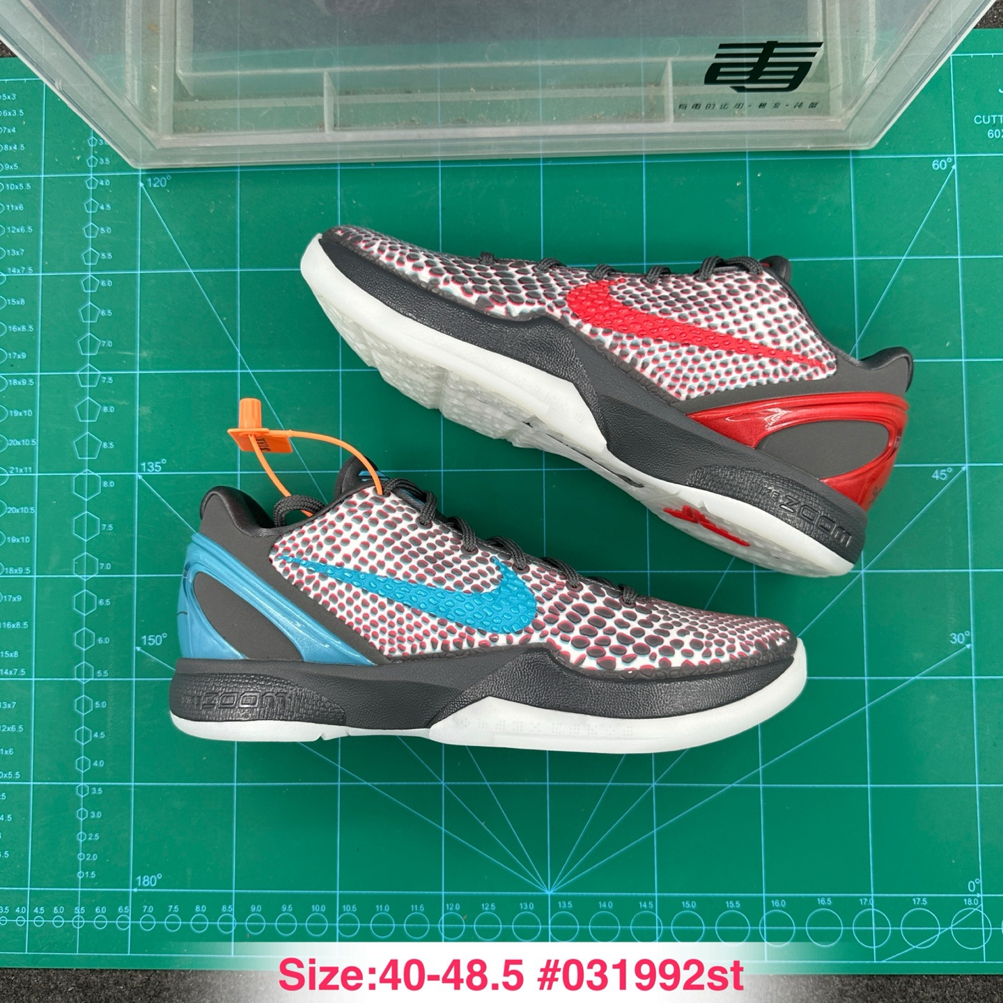 Zapatos Pitian versión original pura Kobe 6 generación zapatos de baloncesto Kobe 6 hornet azul tablero de carbono zapatos deportivos de combate real para hombres y mujeres