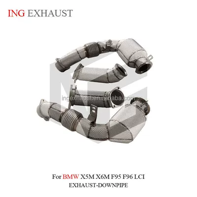 Suitable for BMW X5M X6M F95 F96 LCI titanium alloy exhaust system