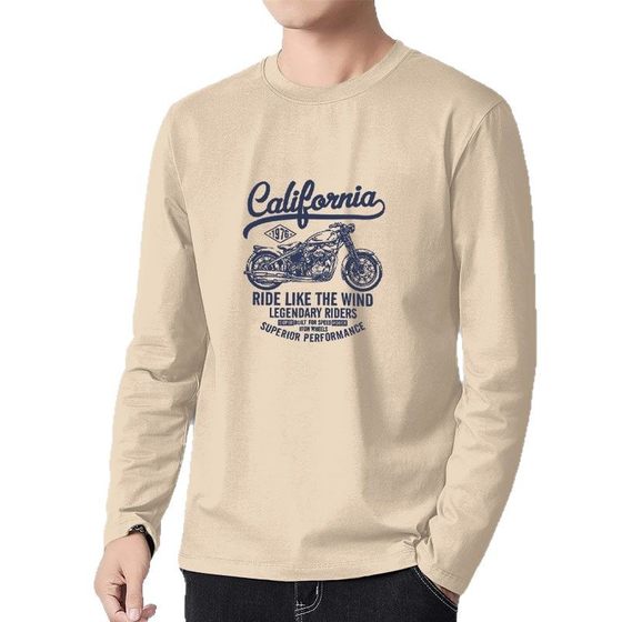 Men's Summer Casual Short-sleeved T-shirt Trendy Brand Vintage Printed All-match Handsome Men's Half-sleeved Sports Top