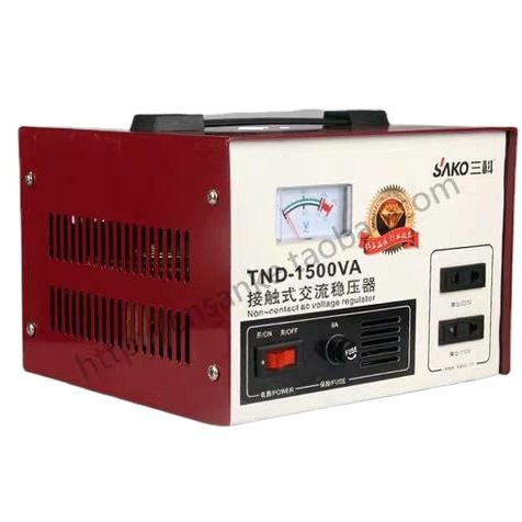 三科稳压器单相TND-1500W/VA高精度家用全自动交流稳压器全铜