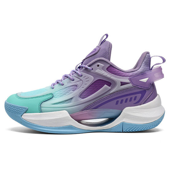 Luminous Basketball Shoes sneaker Men's New Breathable Shock Absorption Practical Low-top Casual Shoes for Young Students Men 777