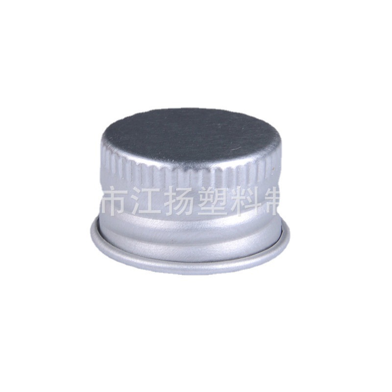 江扬制盖直销酒瓶盖精油瓶盖可定化妆品铝盖亮银氧化金属铝盖子