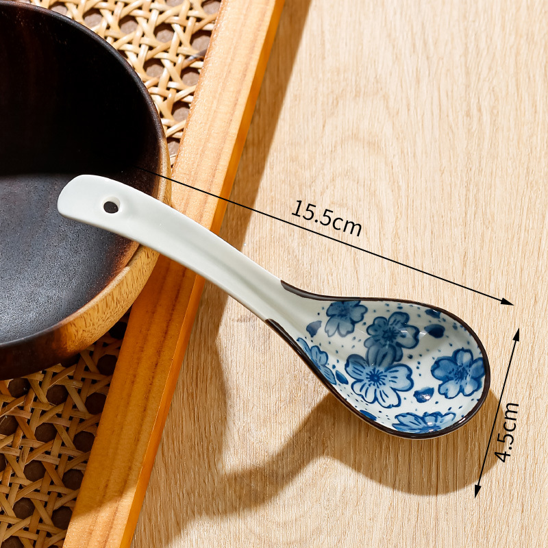 벚꽃-곡선 스푼 (15.5cm)