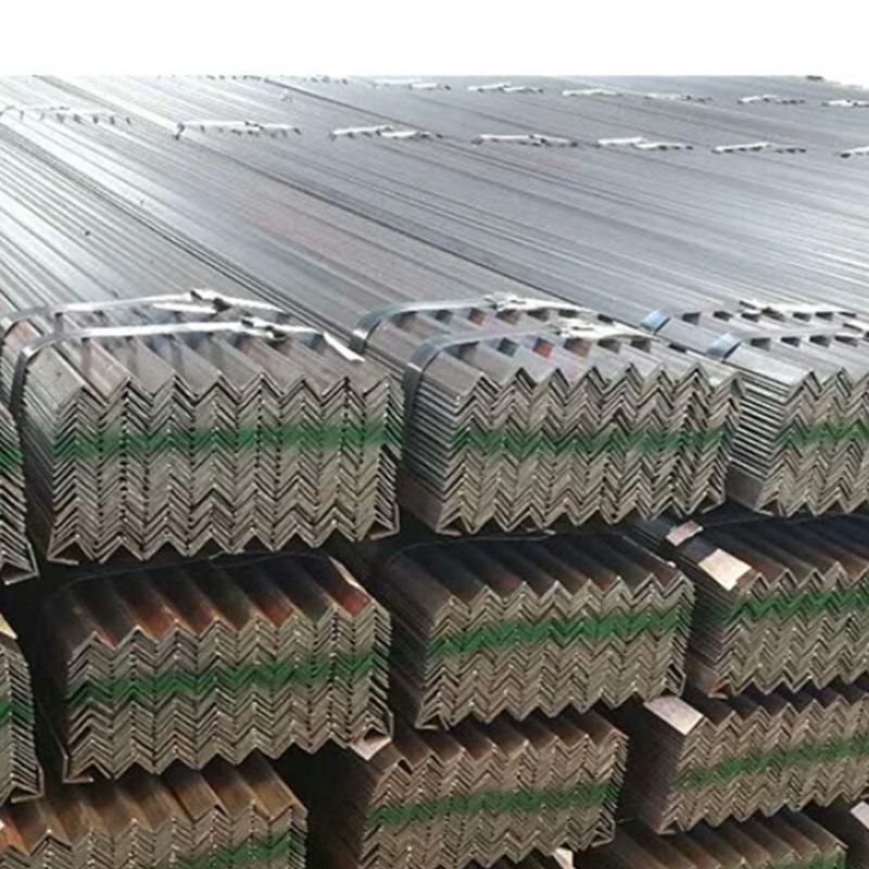 现货批发Q235B镀锌角钢单双边冲孔角钢打孔不等边角钢可定尺