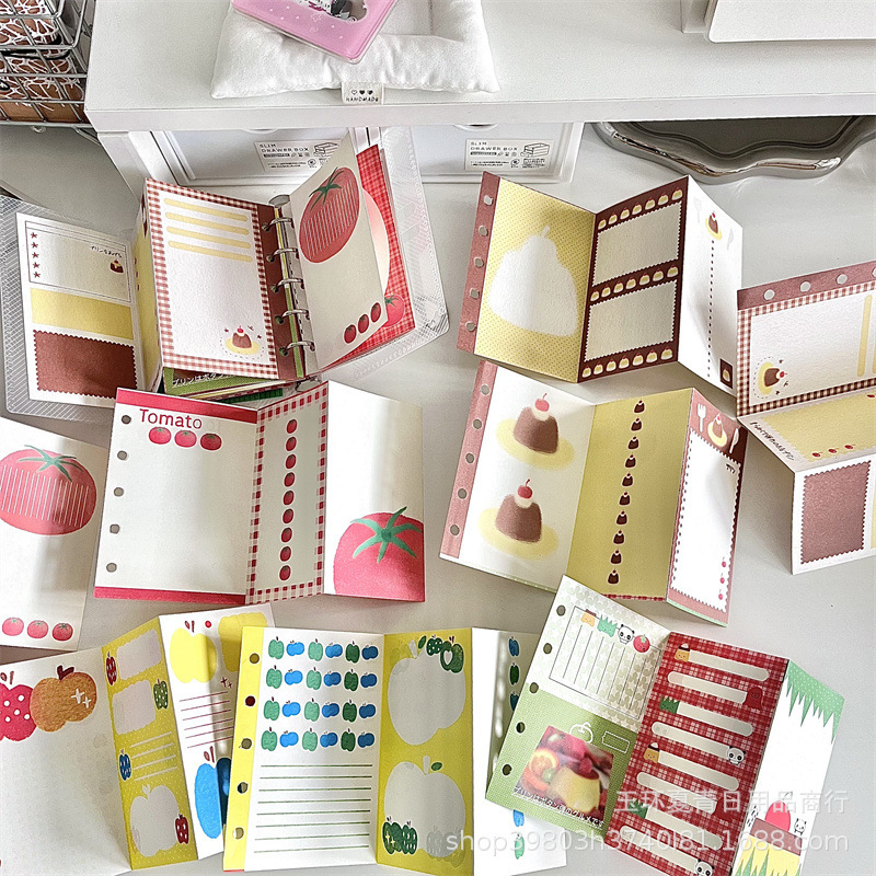 Ancient Zaofeng Original M5 Three Folding Room Sushi Grass Pudding Tomato Girl's Heart Loose-leaf Substitute Core Inner Page Core