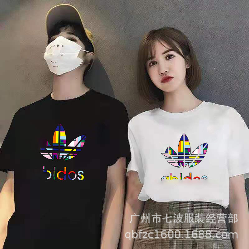 夏季潮牌男裝短袖t恤男士純棉圓領短袖上衣男式寬松大碼透氣半袖