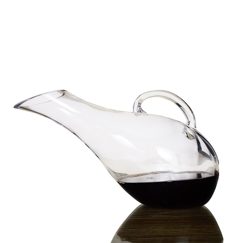 Vidrio de cristal decantador de vino