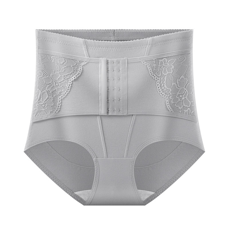 Pantalones Moldeadores de Cintura Alta con Broches de Algodón, Sin Costuras, Levantamiento de Cadera, Control de Abdomen, para Posparto