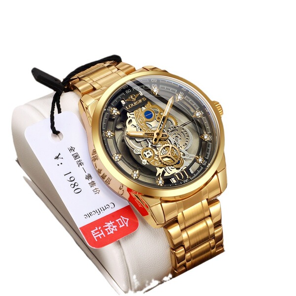 quartz double-sided men's waterproof mechanical watch
