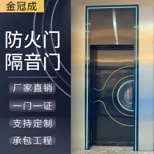 ktv隔音门不锈钢防火门酒吧包厢门网咖发光门足浴包房门卫生间门